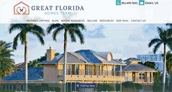 Desktop Screenshot of greatfloridahomes.com